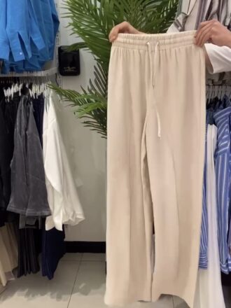 شلوار بگی کرپ کمر کشی/ کد ۲12