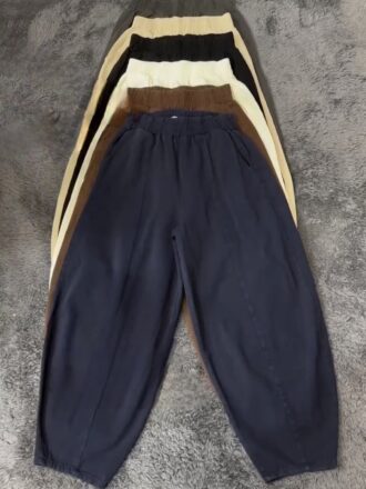 شلوار خمره ای لینن/ کد ۲۱4