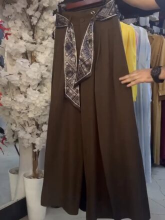 شلوار اسکارف دار فول بگ/ کد ۳۷۳